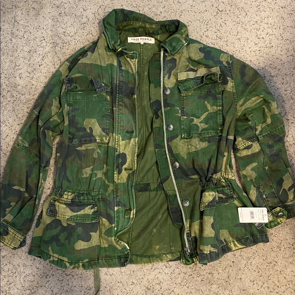 Free people military jacket